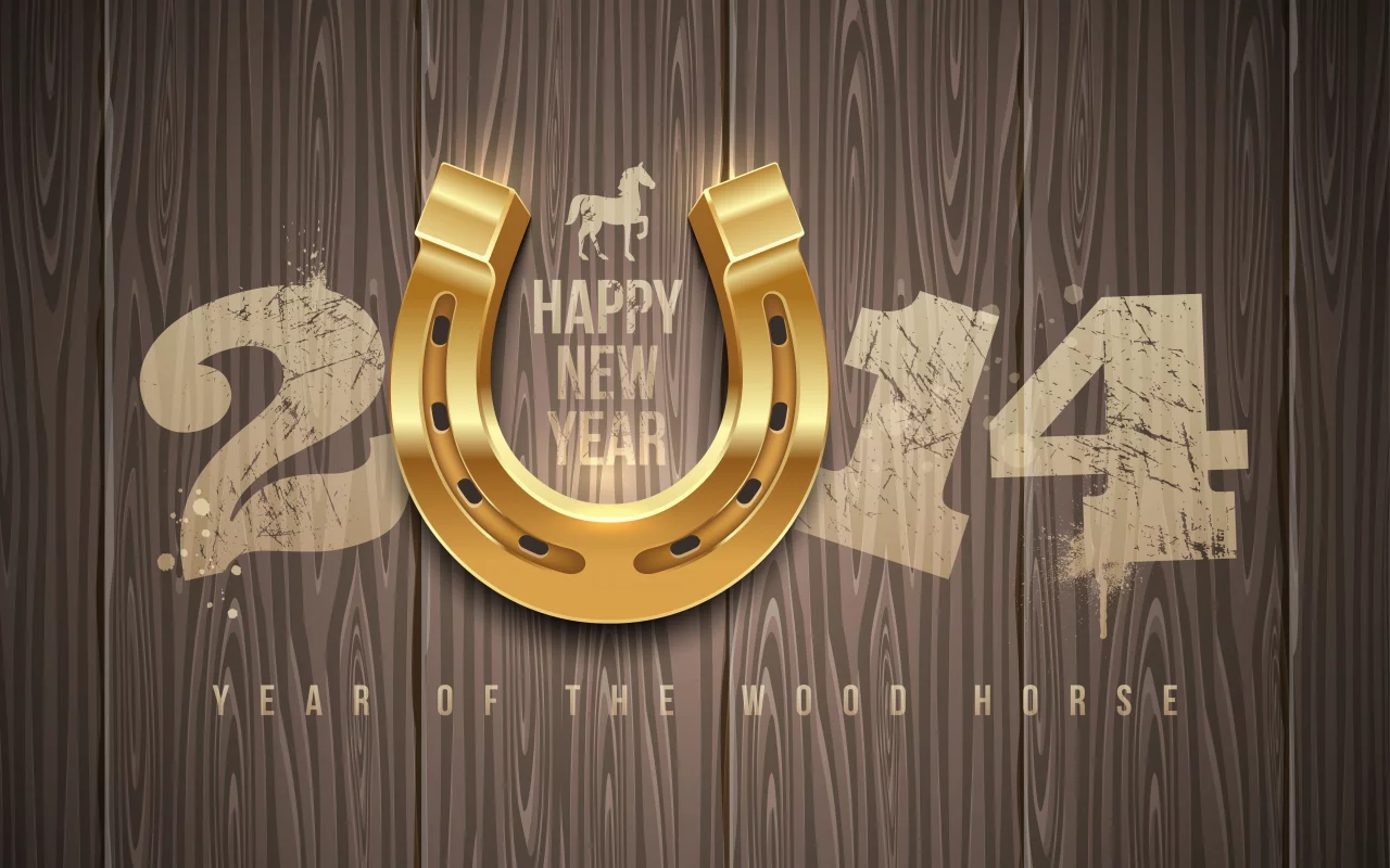 2014 год, happy new year, с новым годом, year of the wood horse, 2014