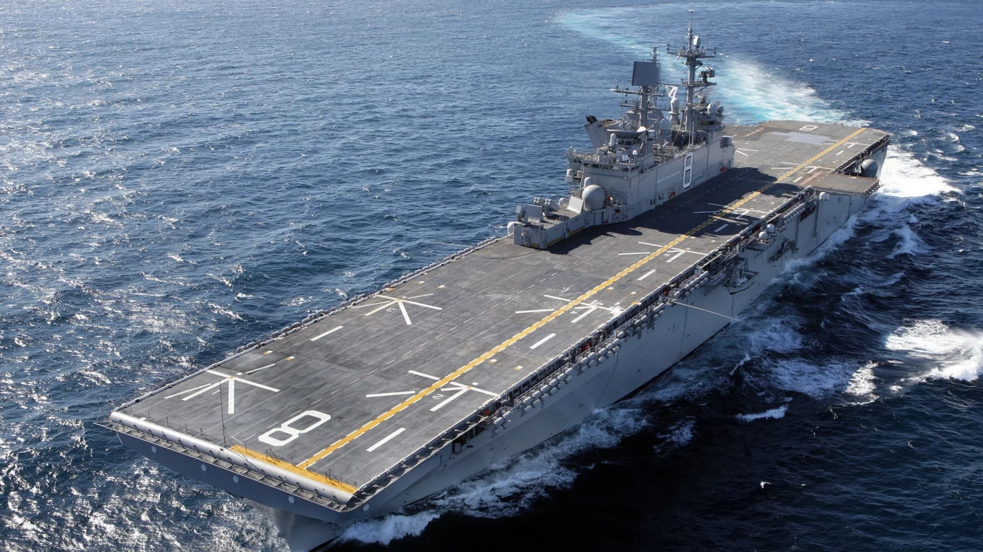 палуба, ход, океан, lhd8, удк, uss makin island