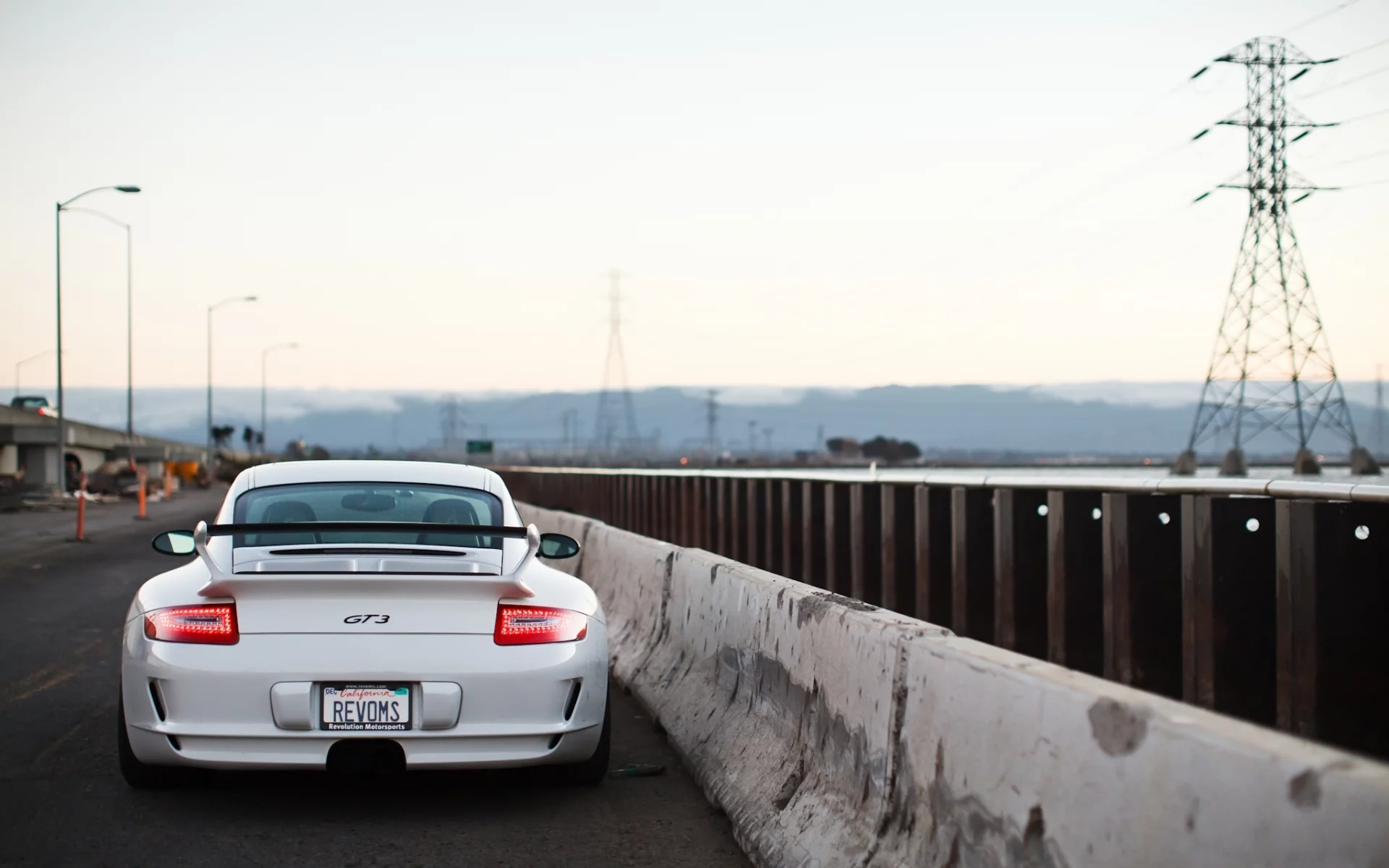 задок, sky, porsche, гт3, белый, gt3, road, white, порше