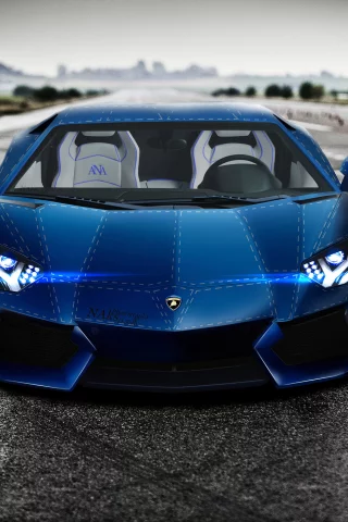 lp700-4, lamborghini, синий, aventador, lb834, blue, front, aksyonov nikita andreevich