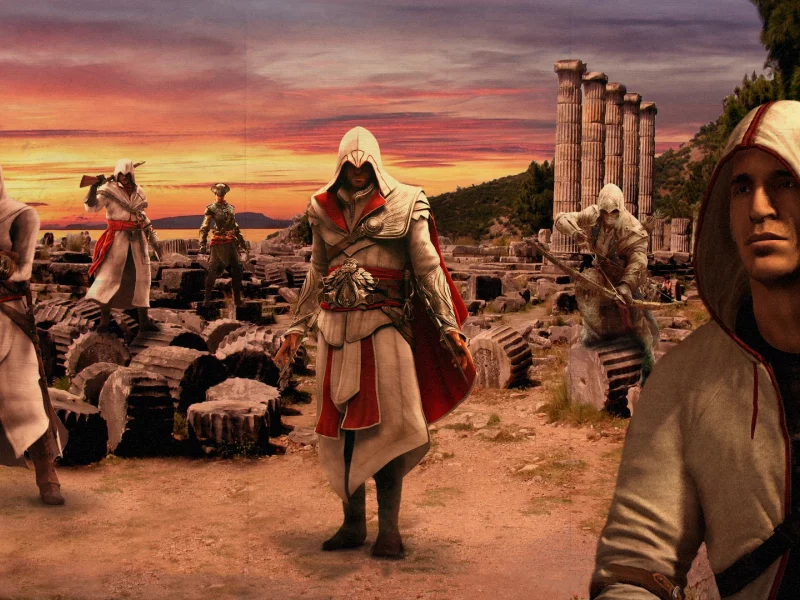 дезмонт, эцио, assasins creed, альтаир, коннор