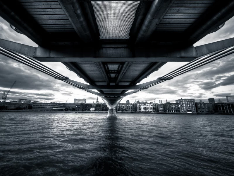 england, millennium bridge, лондон, thames, river, англия, london