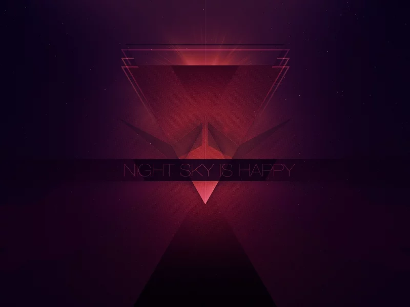 wmill, night sky is happy, треугольник
