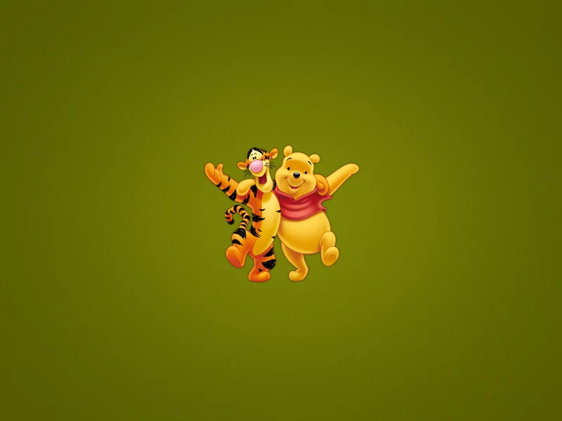 winnie-the-pooh, винни-пух, обнимка, темноватый зеленый фон