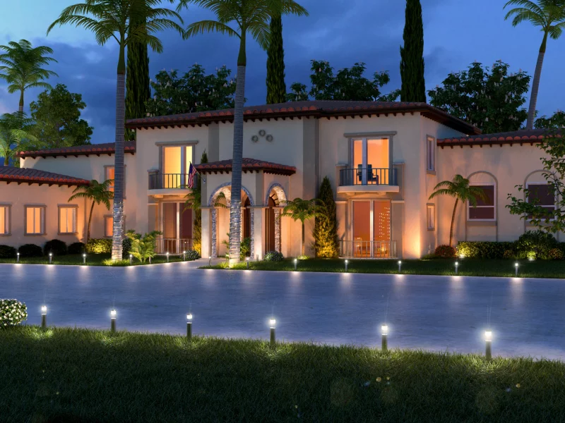 стиль, экстерьер, hoom, вилла, дом, villa, exterior, house, вечер