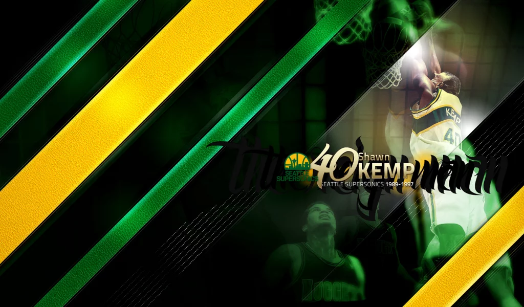 supersonics, seattle, суперсоникс, сиэтл, шон кемп, shawn kemp