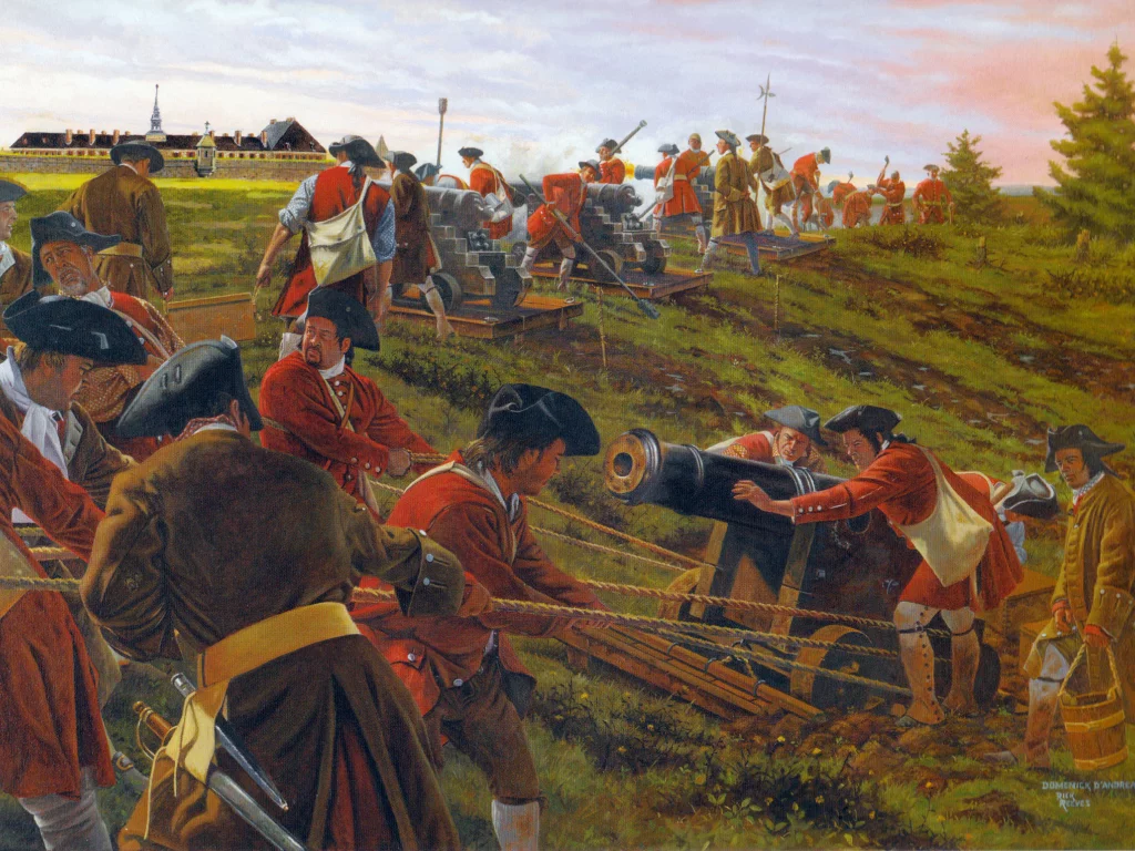осада луисбурга, май 1745 года, британские войска, louisbourg