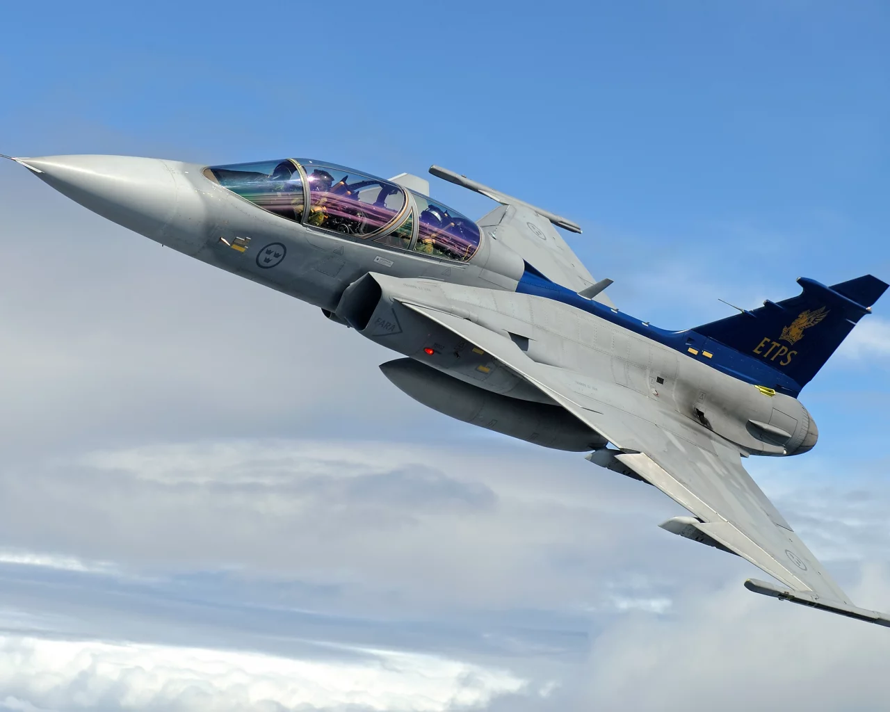 jas 39, истребитель, многоцелевой, небо, gripen