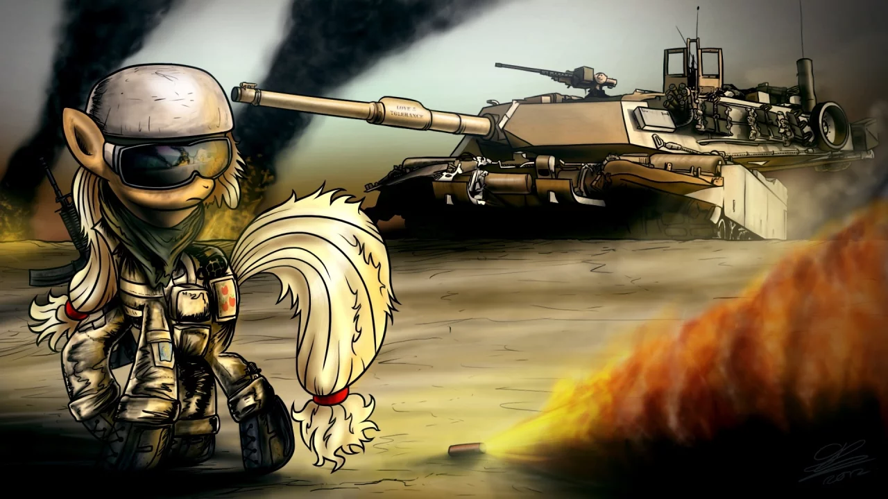 арт, игра, my little pony, пони, танк