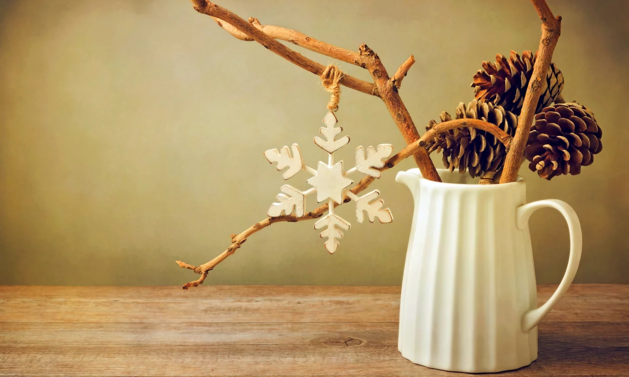 cone, snowflake, winter, still life, снежинки, merry christmas, зима, holiday