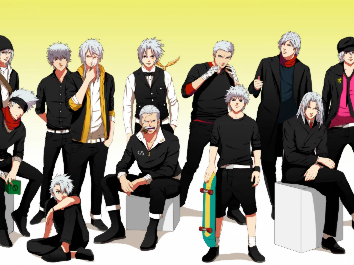 kfour9, аниме, shin megami tensei, bakuman, пчелиная почта, арт, psycho-pass