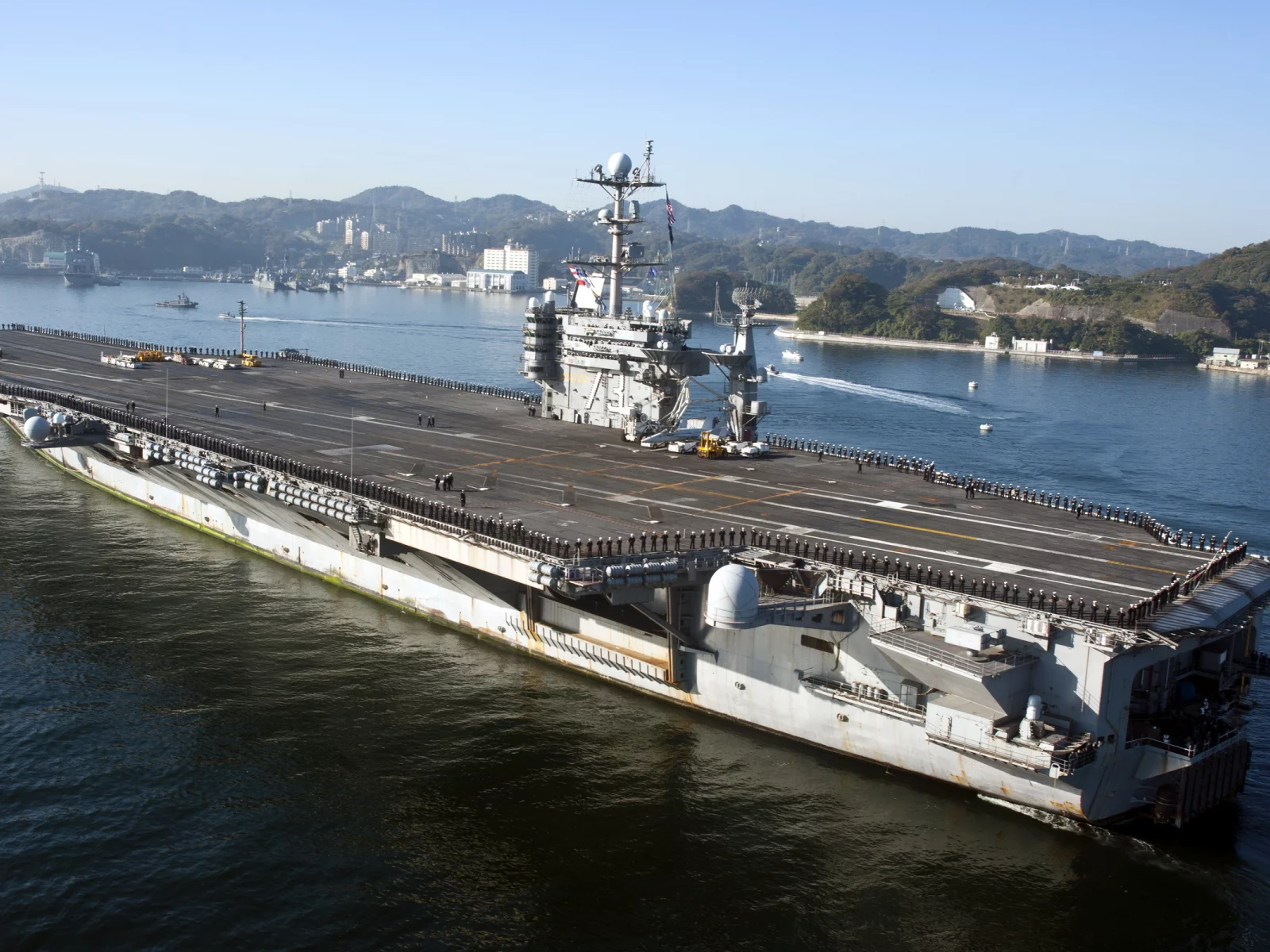 авианосец, оружие, uss george washington