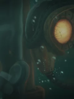 стекло, bioshock infinite, игра, соловей, элизабет, отражение