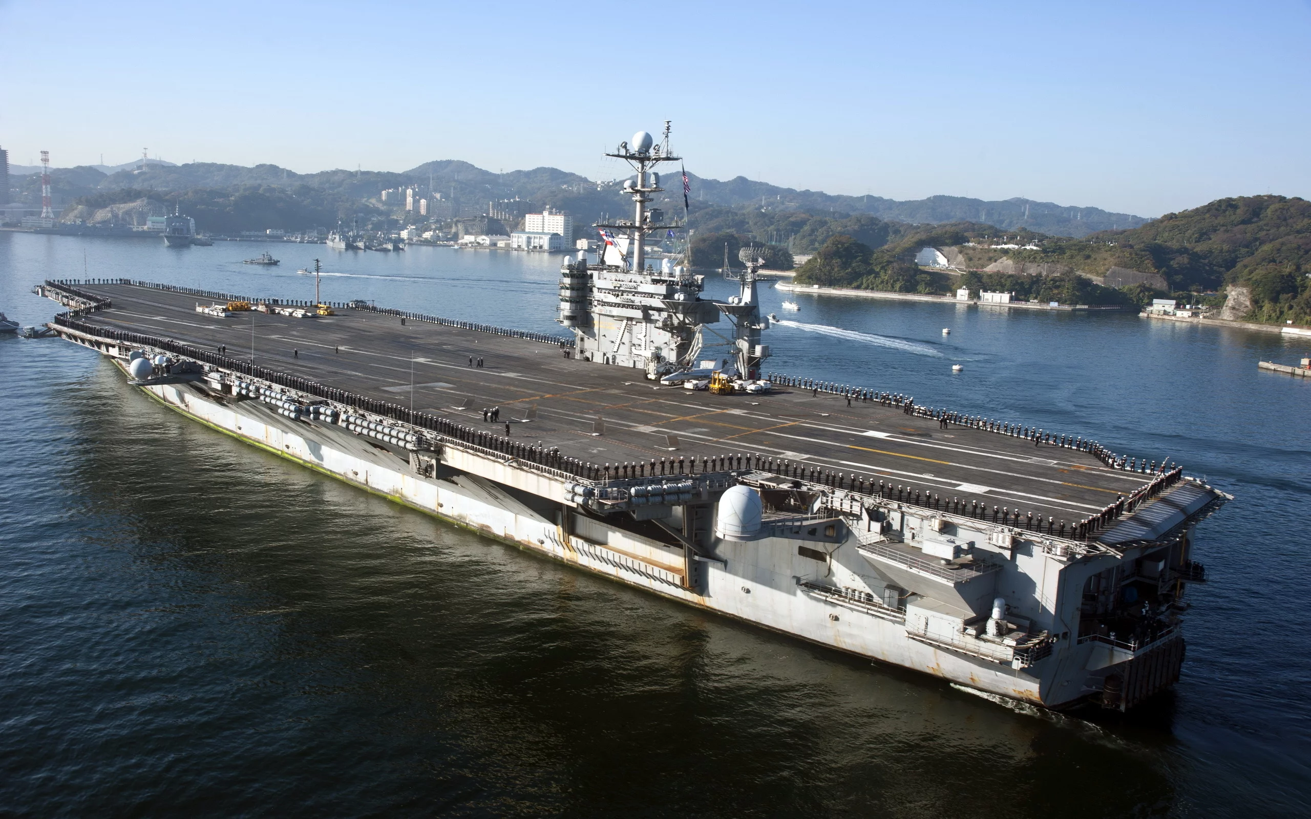 авианосец, оружие, uss george washington