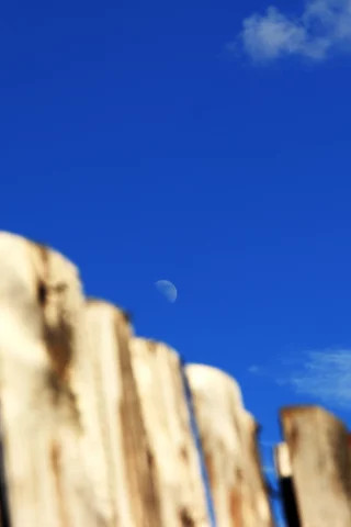 луна, небо