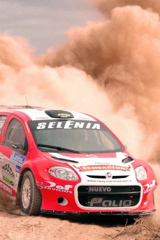 авто, спорт, wrc, rally, занос, abarth, пыль, ралли, fiat, машина
