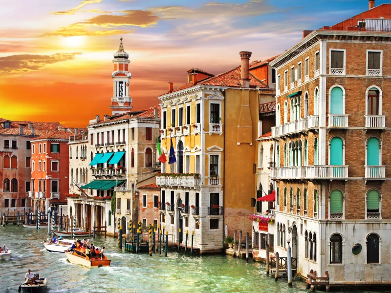 гранд-канал, venice, italy, canal grande, венеция, италия, дома