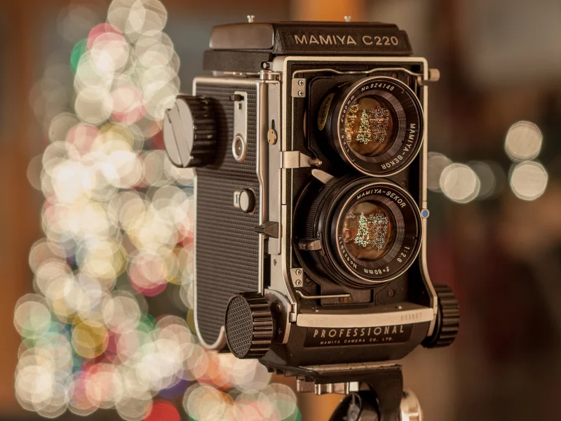 новый год, праздник, обьективы, фотоаппарат, mamiya, линзы