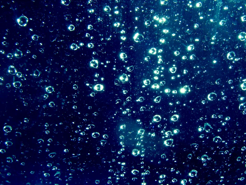 поверхность, вода, macro, капли