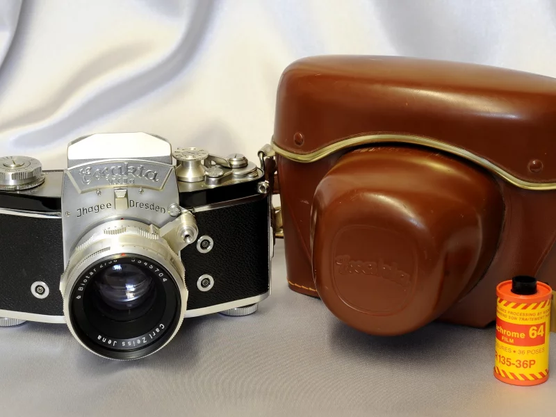 exakta vx iia, фотоаппарат, зеркальный, объектив carl zeiss jena