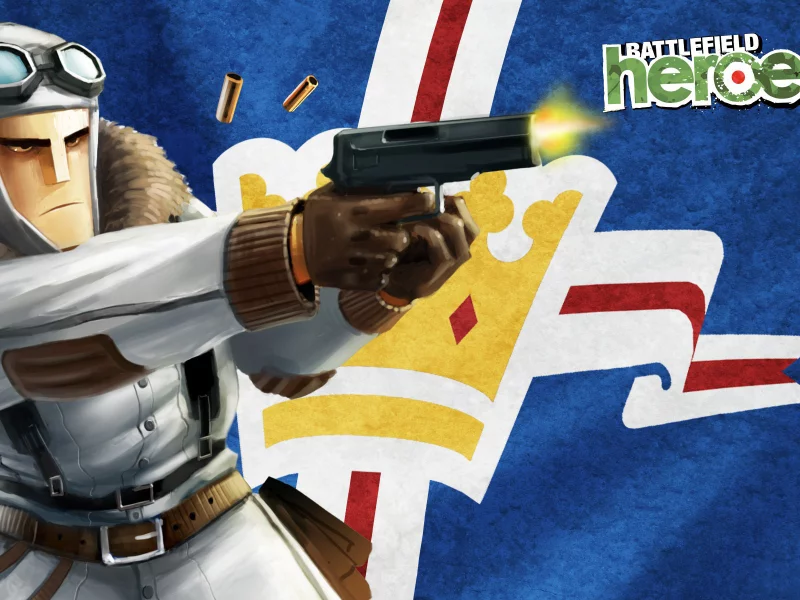 онлайн-игра, в, многопользовательская, battlefield heroes, bfh