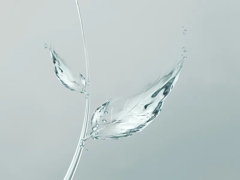 вода, water , минимализм, leaf , лист, пузырьки, bubbles, minimalism