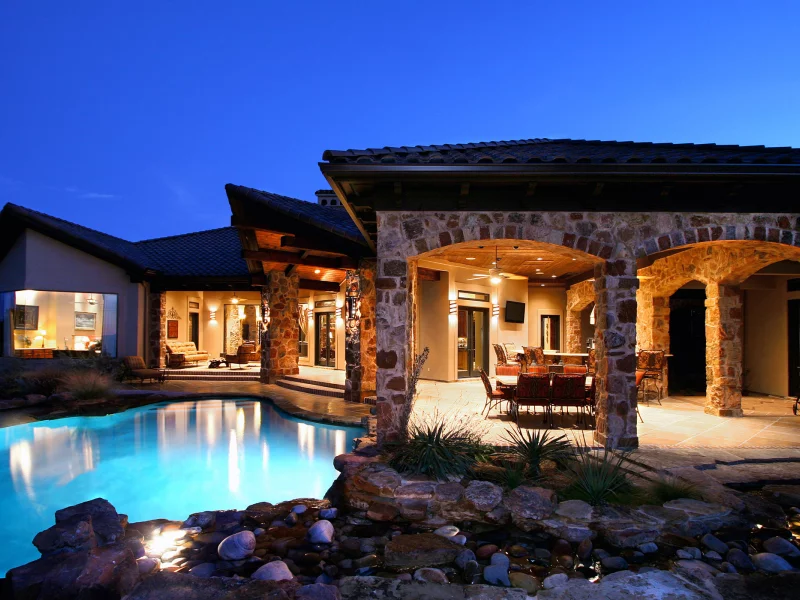 home, бассейн, pool, house, exterior, interior, телевизор, дом, камень
