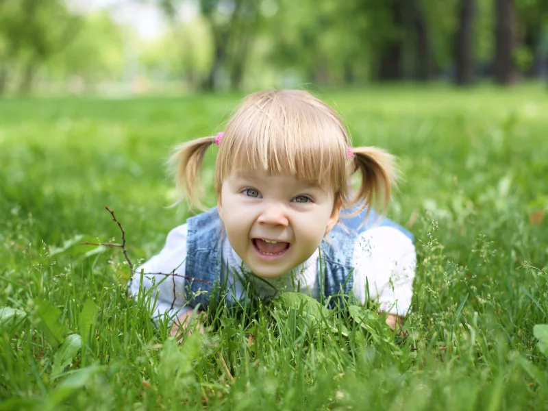 child, children, childhood, grass, park, happiness, stylish little girl , smiling