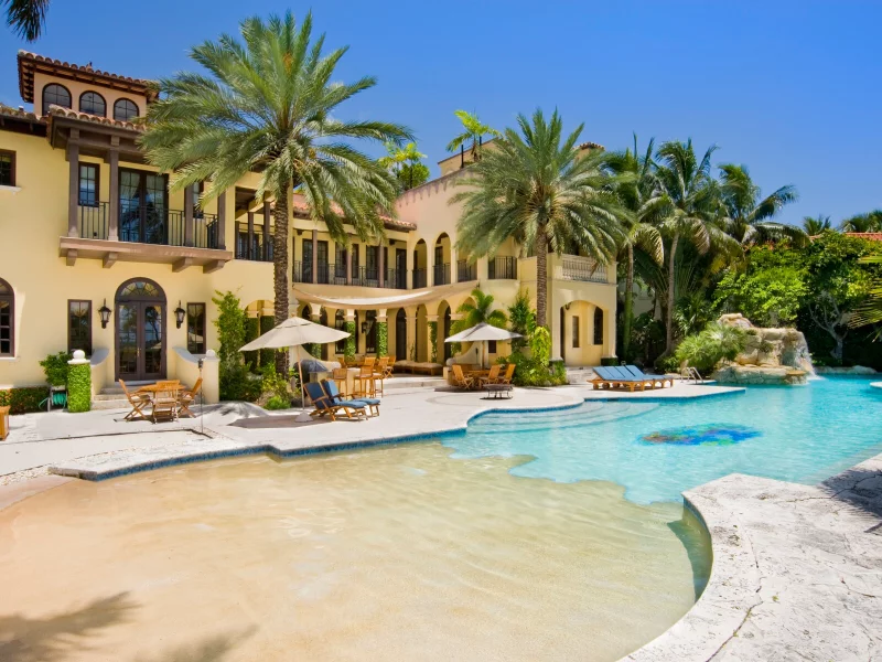 home, villa, бассейн, exterior, вилла, пальмы, екстерьэр, pool, дом