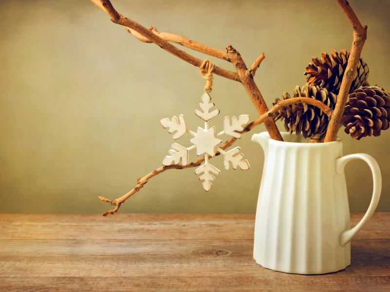 cone, snowflake, winter, still life, снежинки, merry christmas, зима, holiday