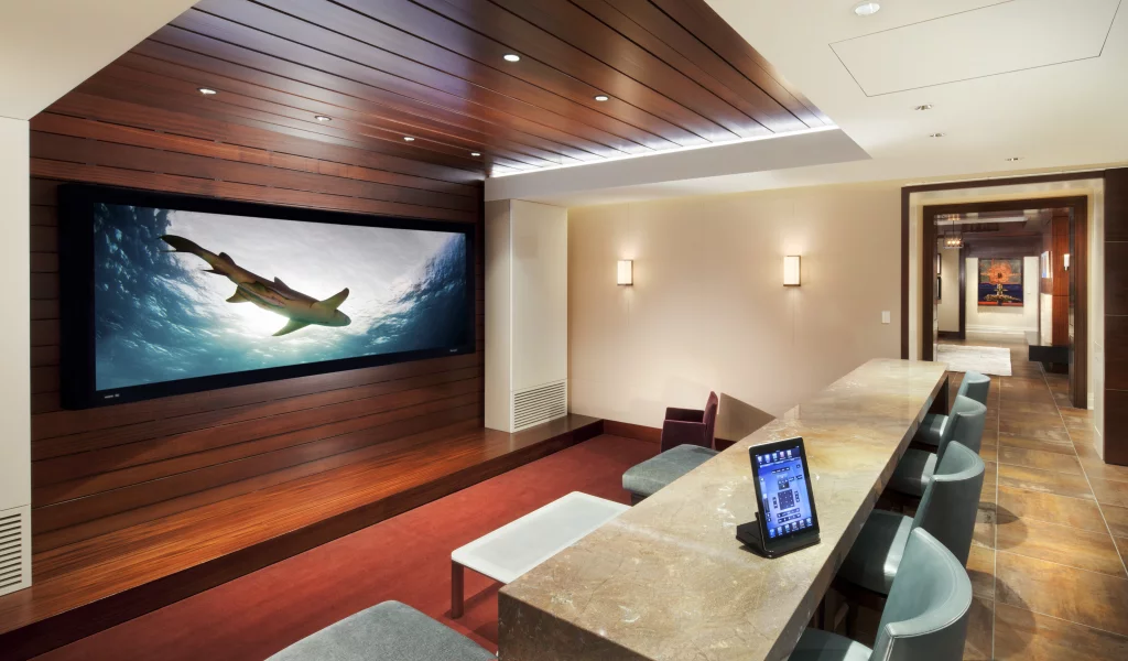 interior, desigen, экран, modern, кинотеатр, teater, домашний, home