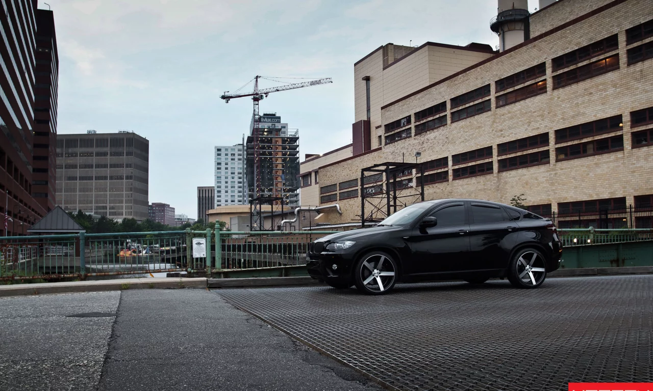 джип, bmw x6, дома, диски, tuning, черный, бмв икс шесть, vossen