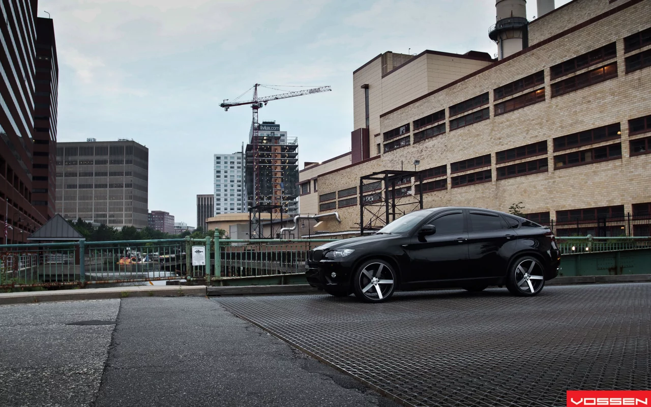джип, bmw x6, дома, диски, tuning, черный, бмв икс шесть, vossen