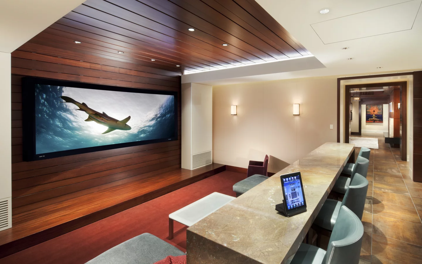 interior, desigen, экран, modern, кинотеатр, teater, домашний, home