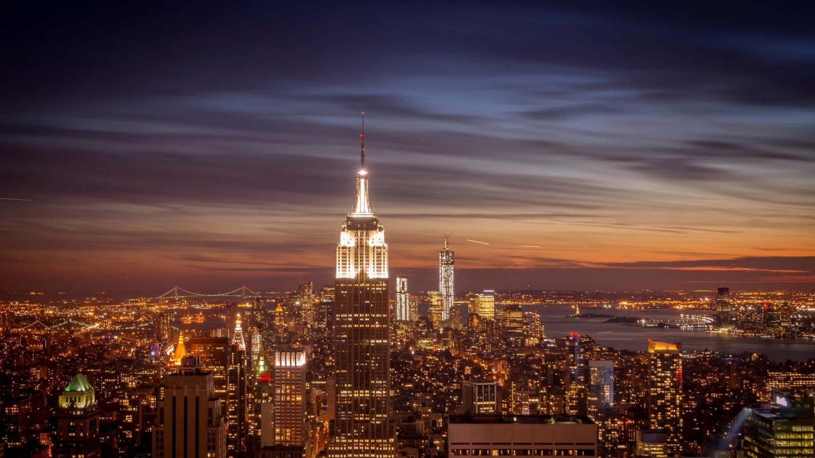 нью-йорк, usa, new york, nyc, manhattan, new york city, сша, empire state building