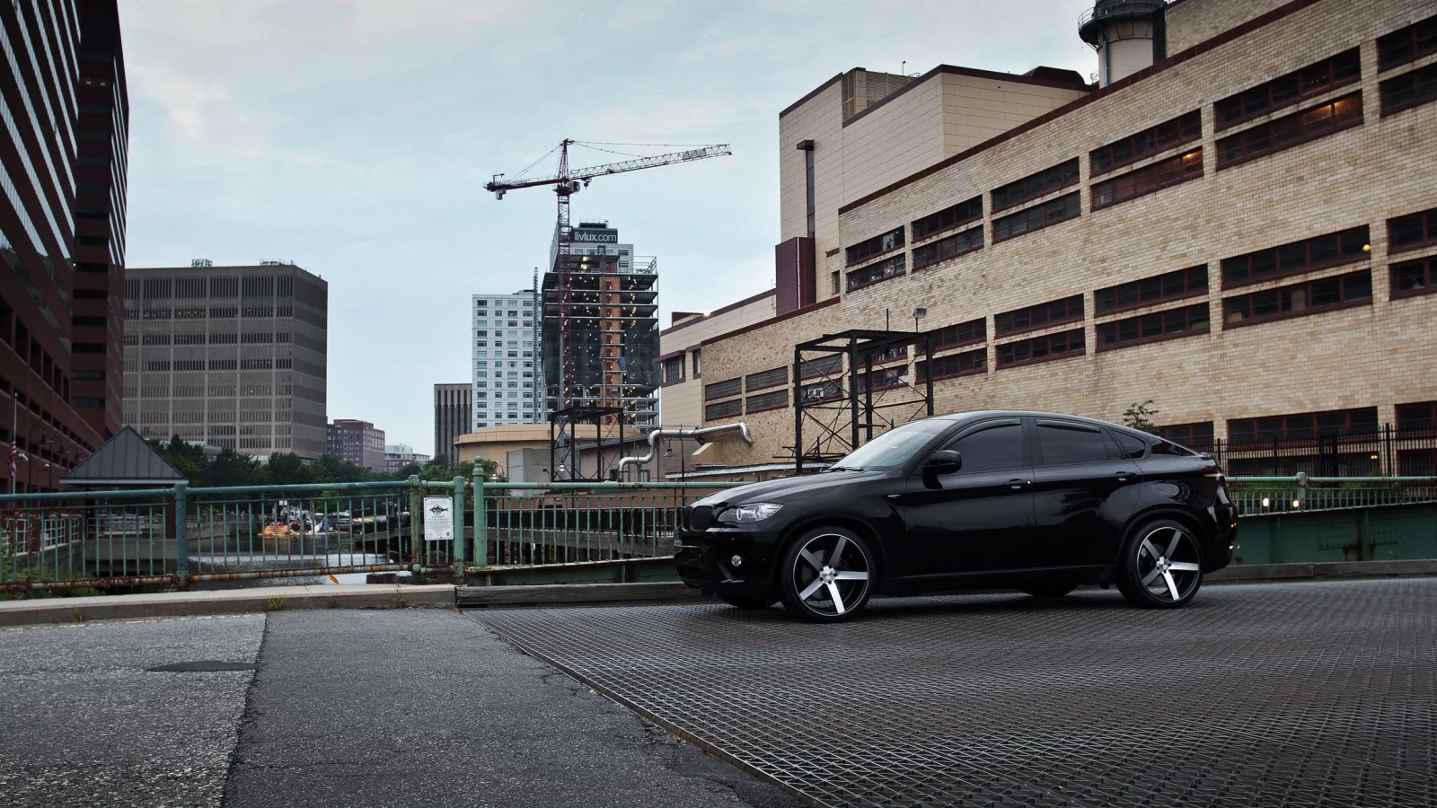 джип, bmw x6, дома, диски, tuning, черный, бмв икс шесть, vossen
