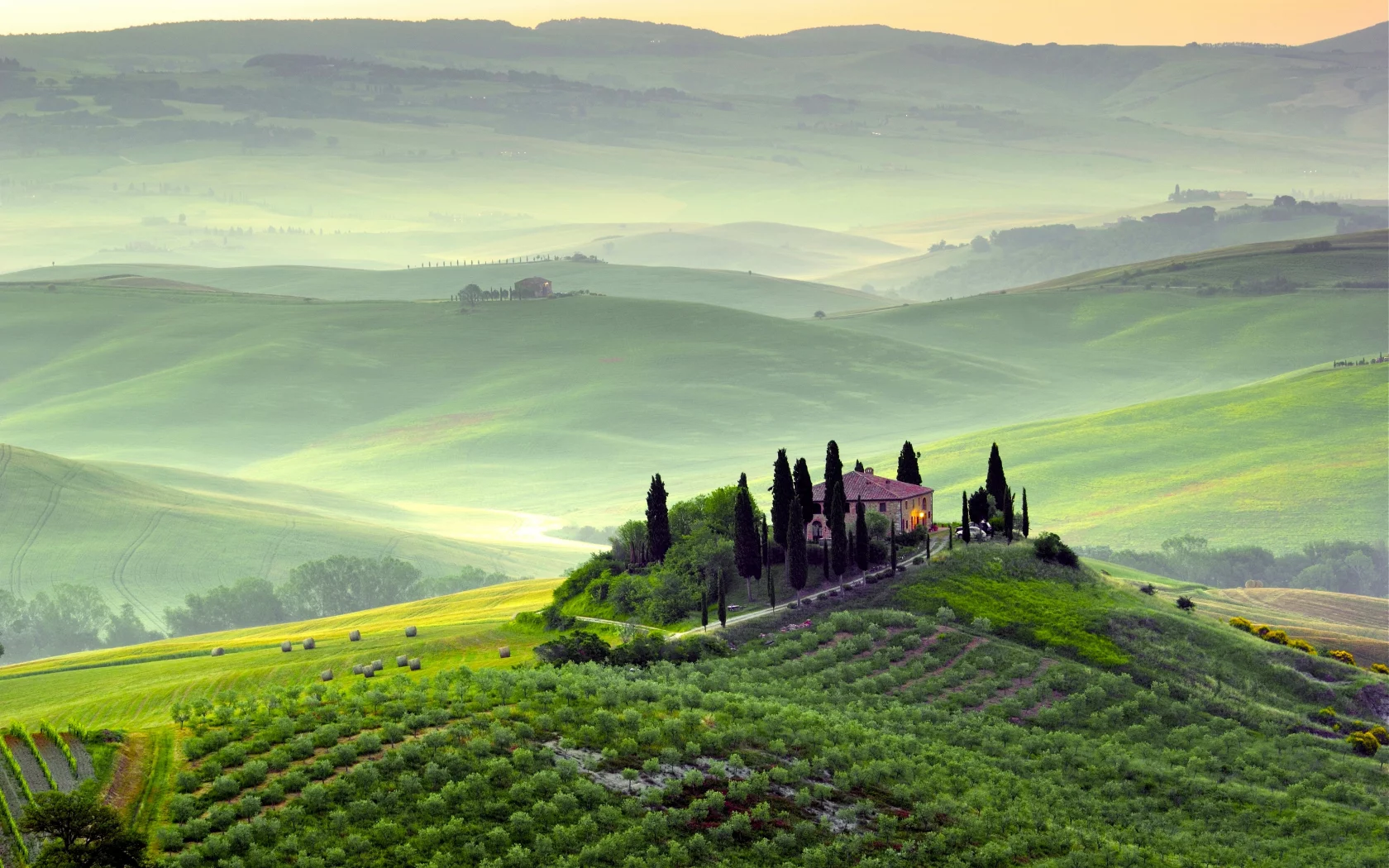 италия, пейзаж, tuscany, тоскана, пьенца, toscana, italy, pienza