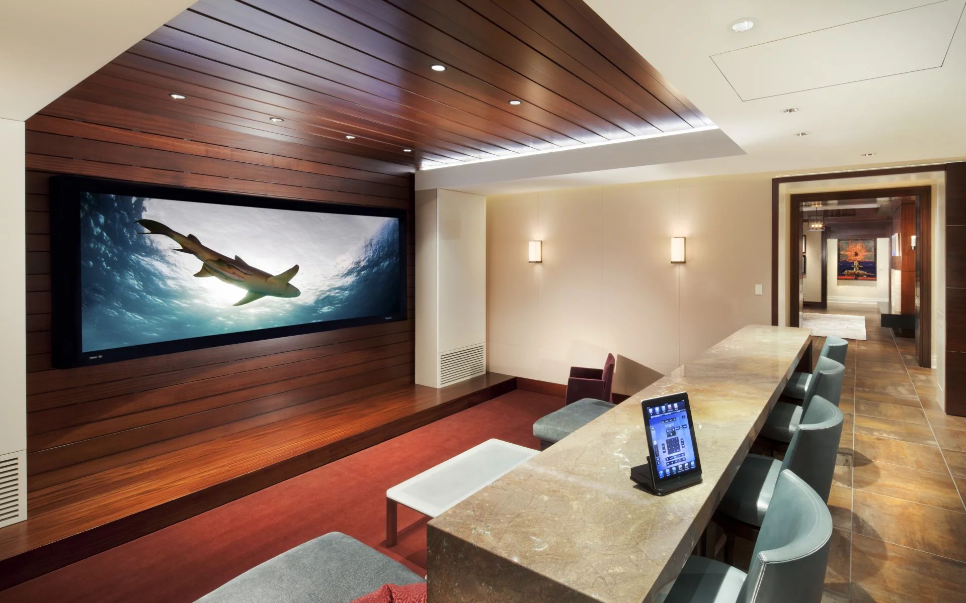 interior, desigen, экран, modern, кинотеатр, teater, домашний, home