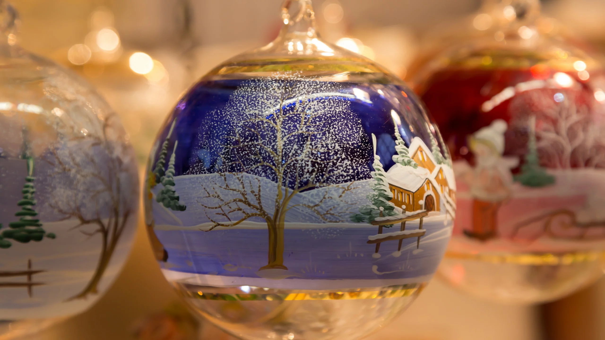 праздник, макро, christmas balls