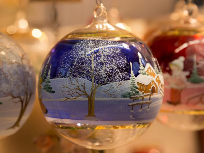 праздник, макро, christmas balls