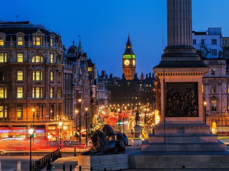 дорога, уайтхолл, лондон, улица, trafalgar square, london, whitehall
