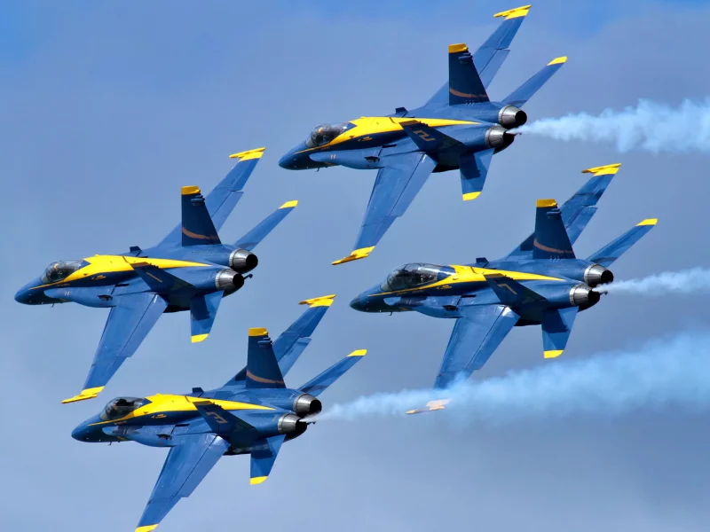 самолёты, авиация, blue angels