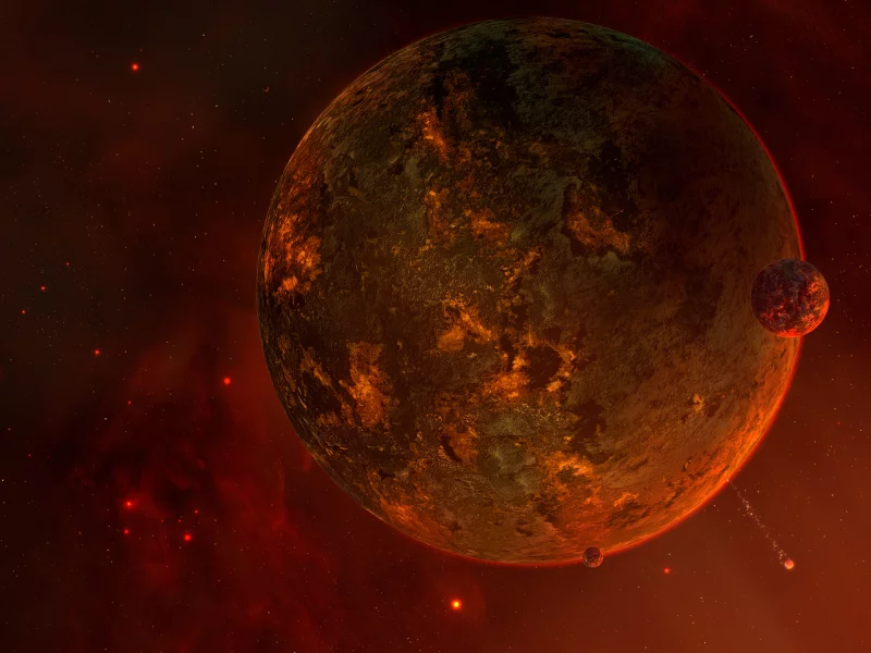 planet, planet, sci fi, satellite