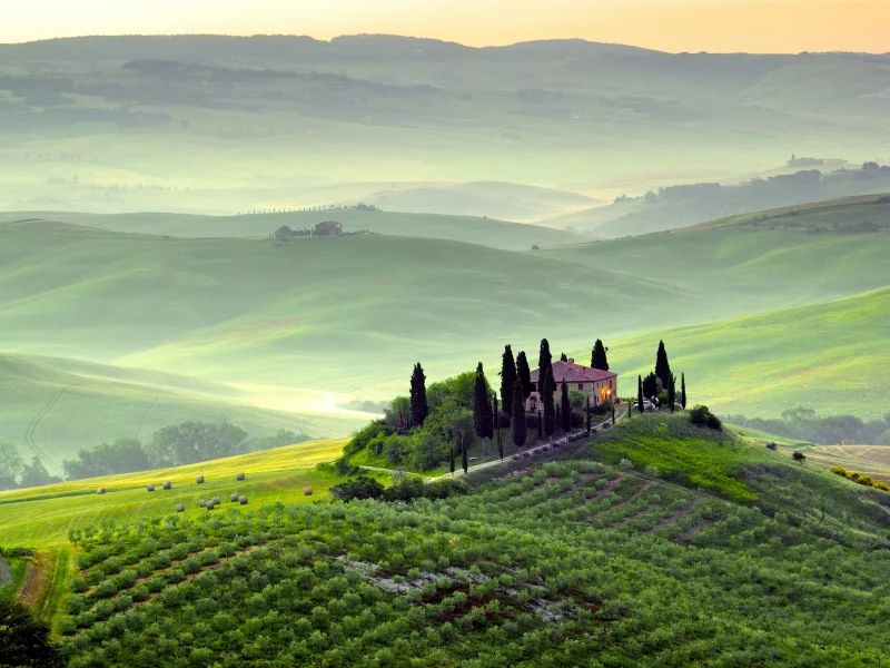 италия, пейзаж, tuscany, тоскана, пьенца, toscana, italy, pienza