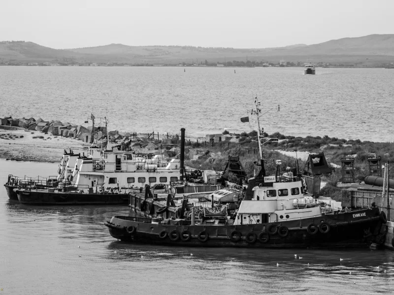 Крым, Порт Кавказ, море, карабли