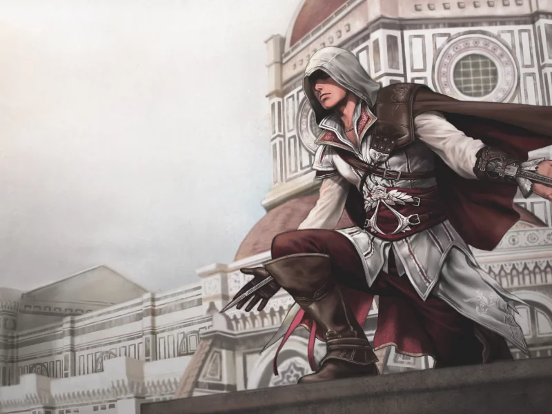 ассасин, эцио, assassins creed 2, флоренция