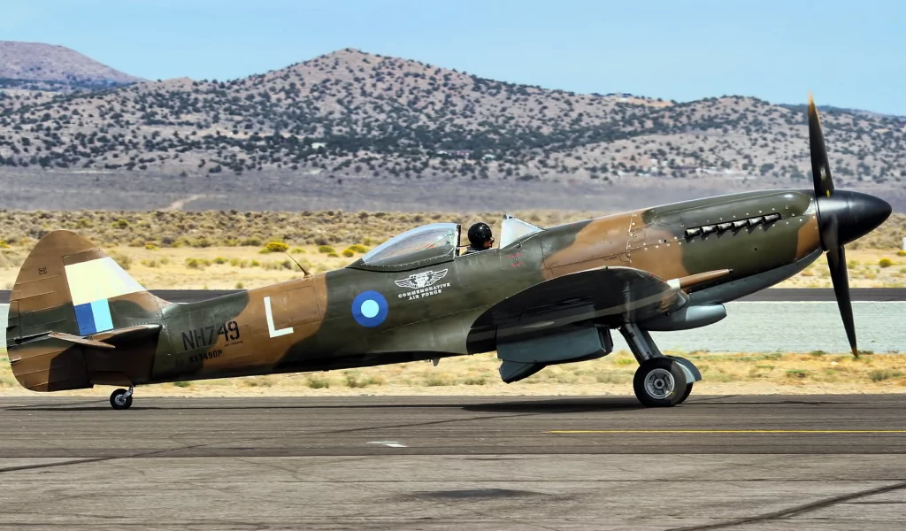 оружие, spitfire, самолёт