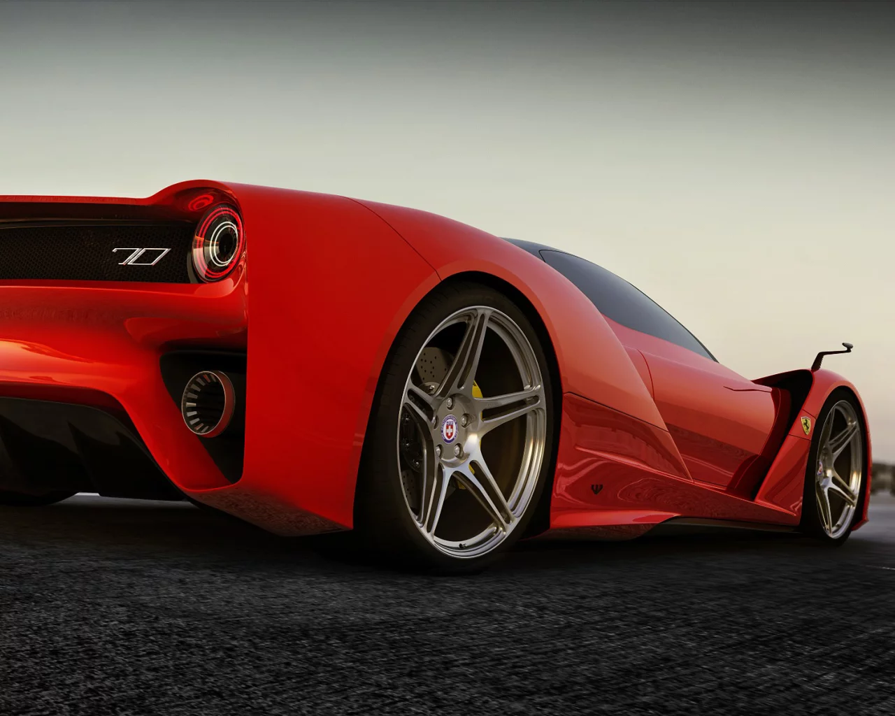 феррари, concept, ferrari, рендер