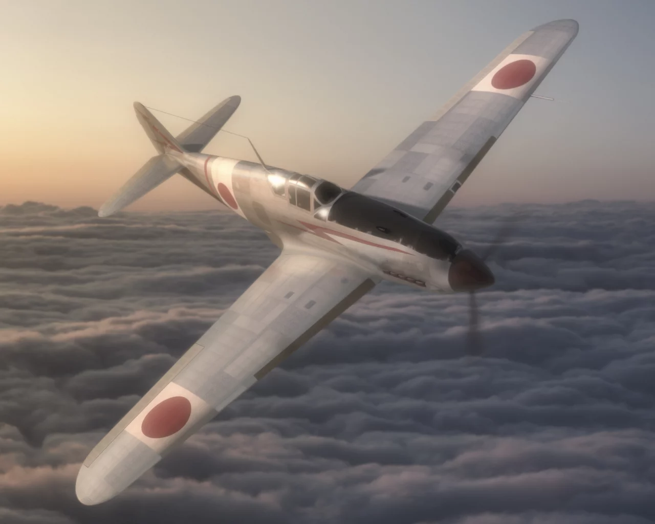 kawasaki ki-61, небо, &amp;quot;хиен&amp;quot;, арт