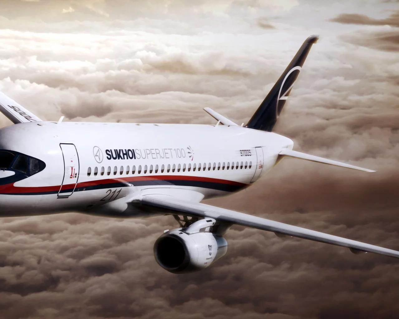 самолёт, sukhoi, superjet 100